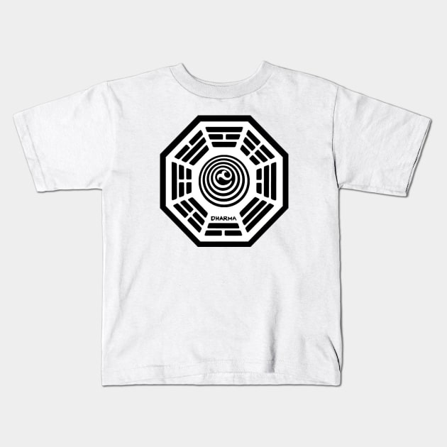 The Dharma Initiative - The Orchid Station Kids T-Shirt by RobinBegins